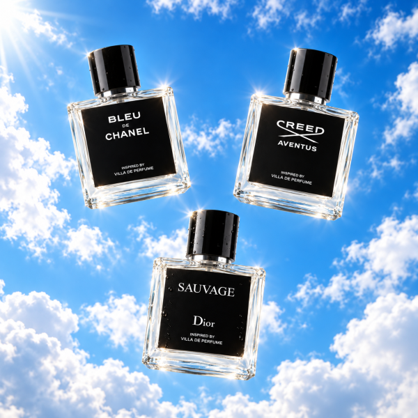 Dior Sauvage + Bleu De Chanel + Creed Aventus